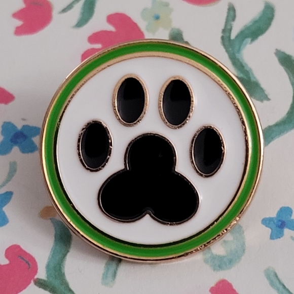 Paw Print Enamel Pin - Picture 2 of 6